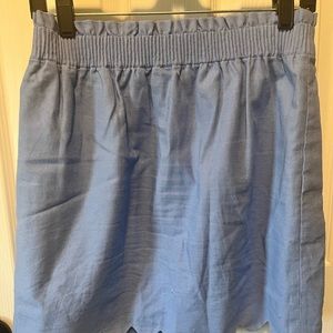 J.Crew scalloped skirt